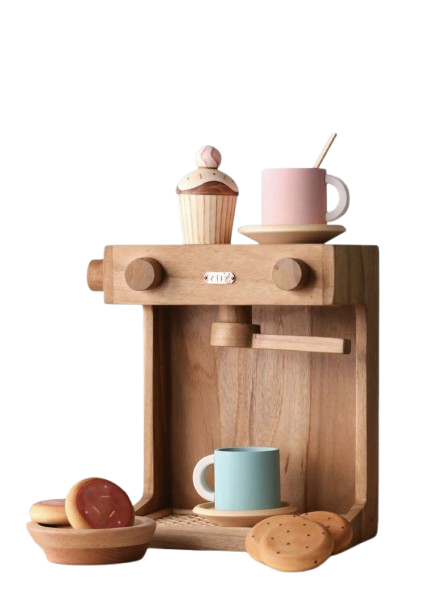 Wooden Coffee Maker Set